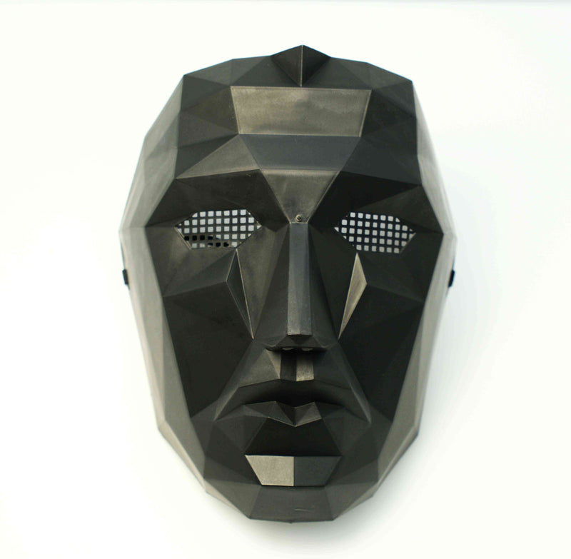 Squid Game Mask Halloween Costume Cosplay Face Cover (Front Man Boss)