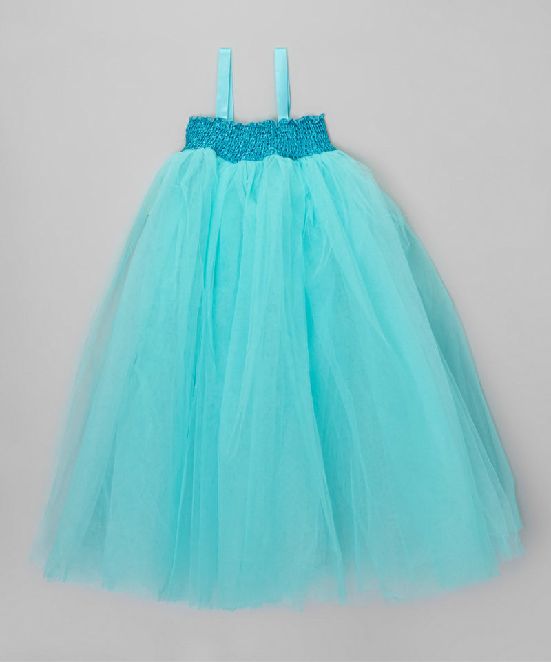 Turquoise Sheer Fairy Long Dress Turquoise Sheer Fairy Long Dress