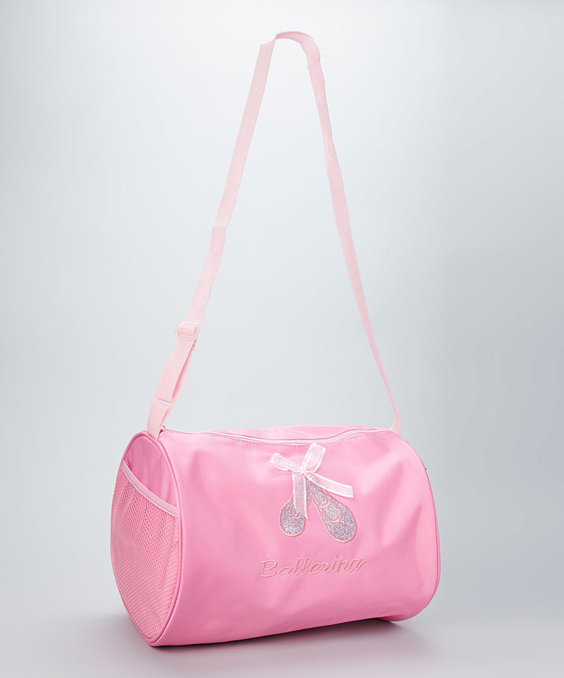 Pink Sparkle Ballet Shoe Duffel