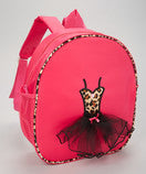 Hot Pink Back Pack With Leopard Tutu
