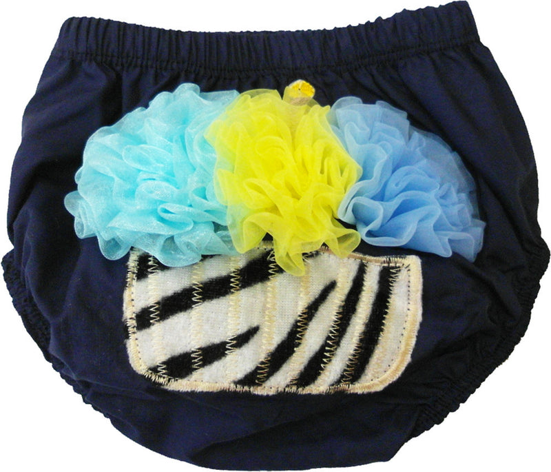 Cupcake Navy Blue Bloomer