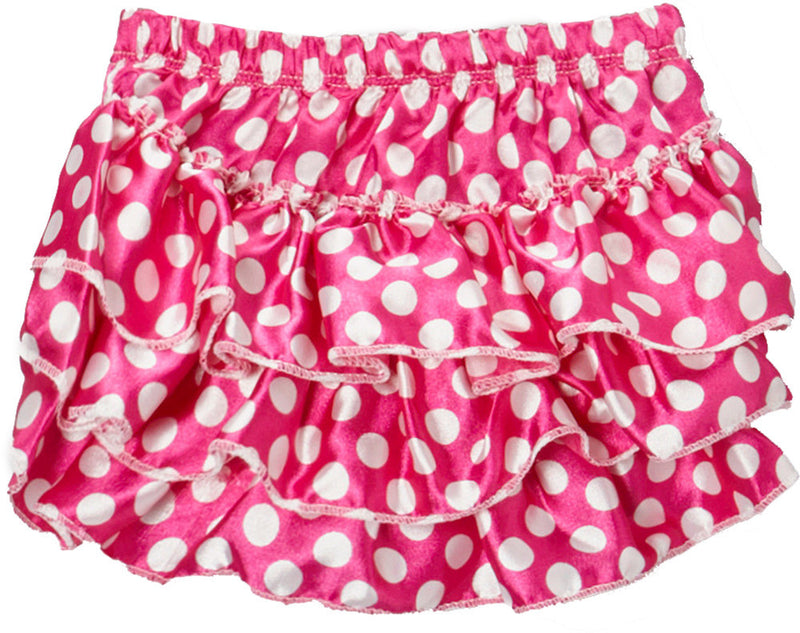 Pink/White Dot Satin Bloomer