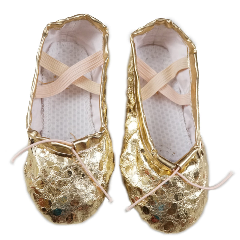 Gold Ballet Shoes