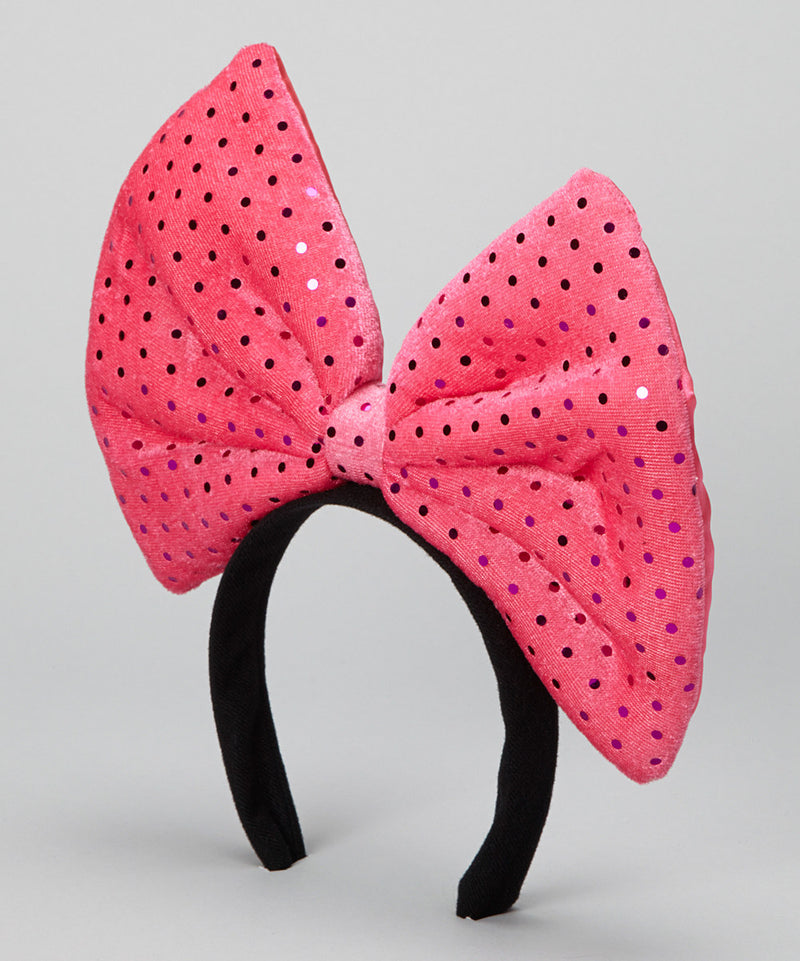 Hot Pink Glitter Giant Bow