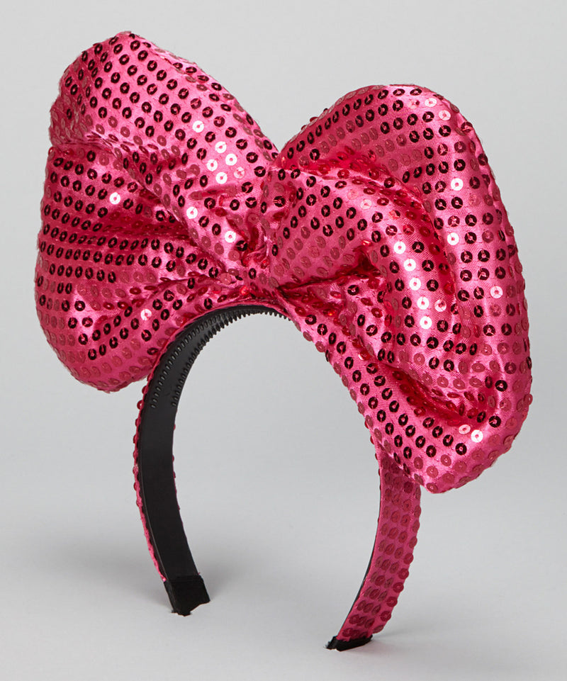 Hot Pink Sequin Giant Bow