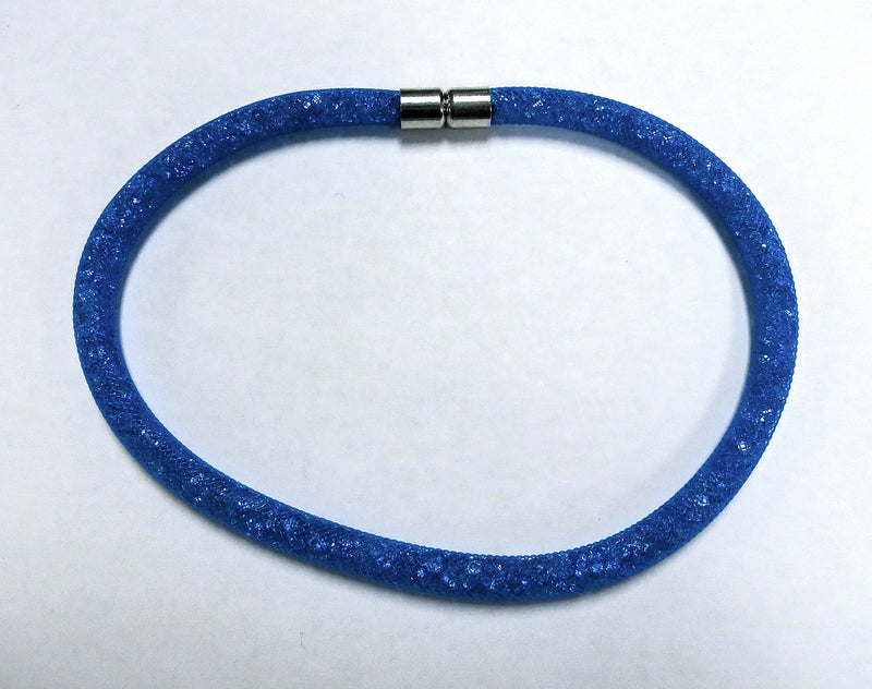 Royal Blue Stardust Double Bracelet/Choker
