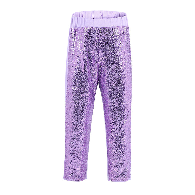 Lavender Sequins Legging Pants