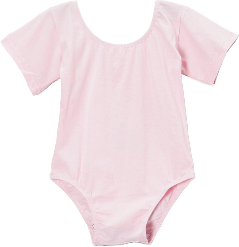 Pink Short Sleeve Leotard