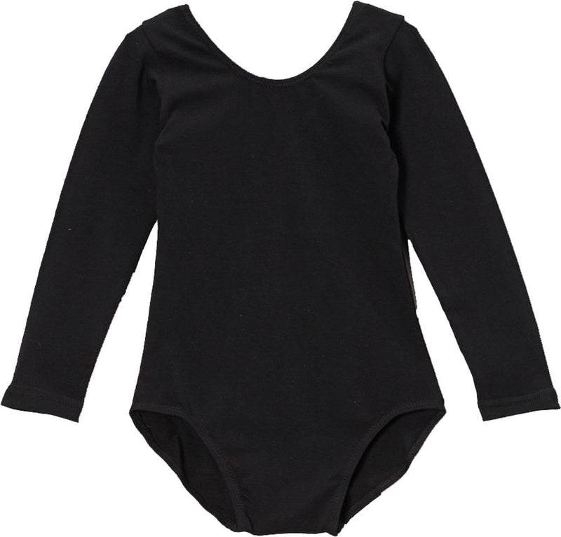 Black Long Sleeve Leotard