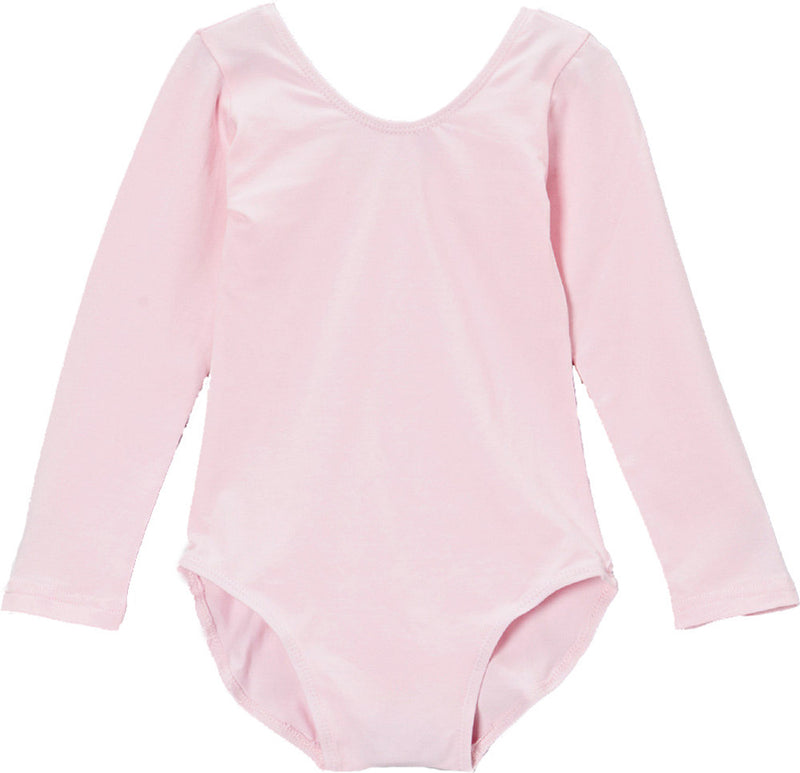 Pink Long Sleeve Leotard