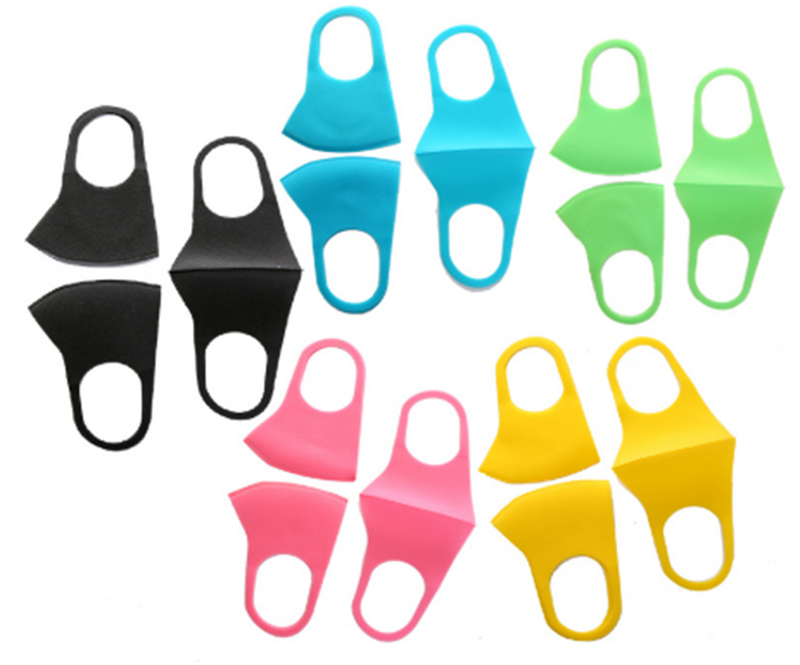 Colors Ice Silk Cotton Kid's Mask (3pcs/Pack, Random Color)