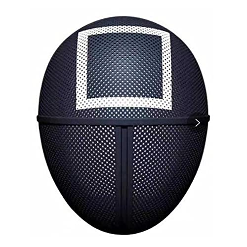 Squid Game Mask Halloween Costume Cosplay Face Cover (Square)