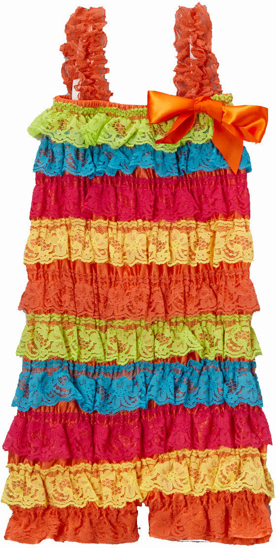 Light Rainbow Lace Romper | Wenchoice Light Rainbow Lace Romper | Wenchoice