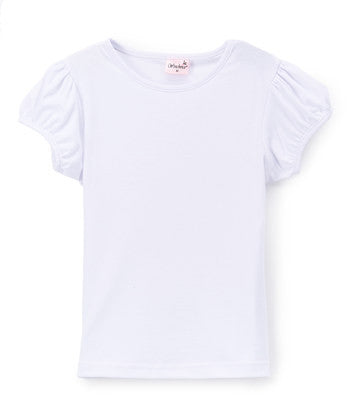 White Plain Short Sleeve Shirt