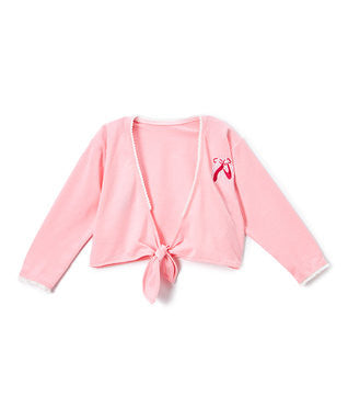 Pink Ballet Shoe Wrap Top
