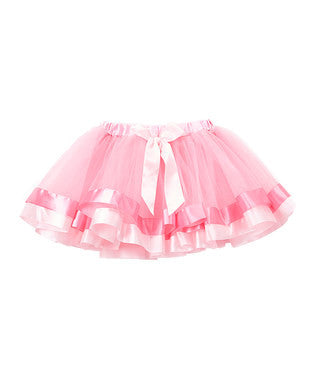 Pink & Hot Pink Wide Ribbon Tutu