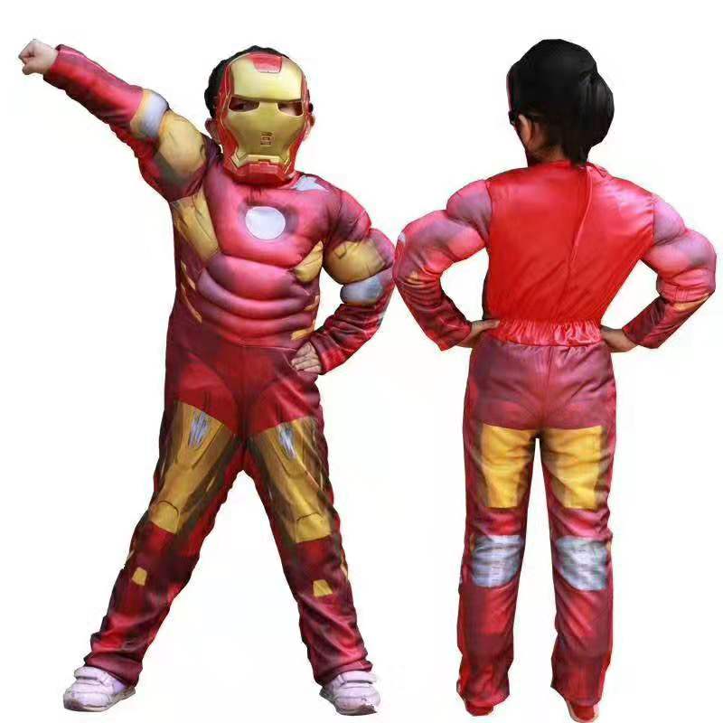 The Avengers Iron Man Muscle Costume