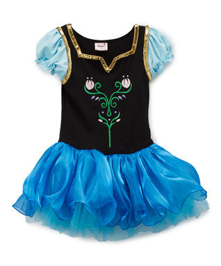 Blue Black Tutu Ballet Dress