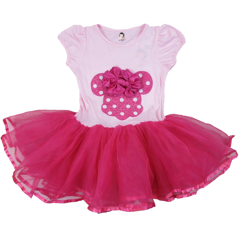 Pink & Hot Pink M Bow Dress