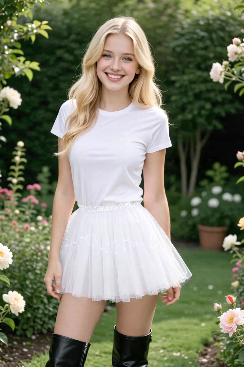 White LED Light Up Tutu (Adult)