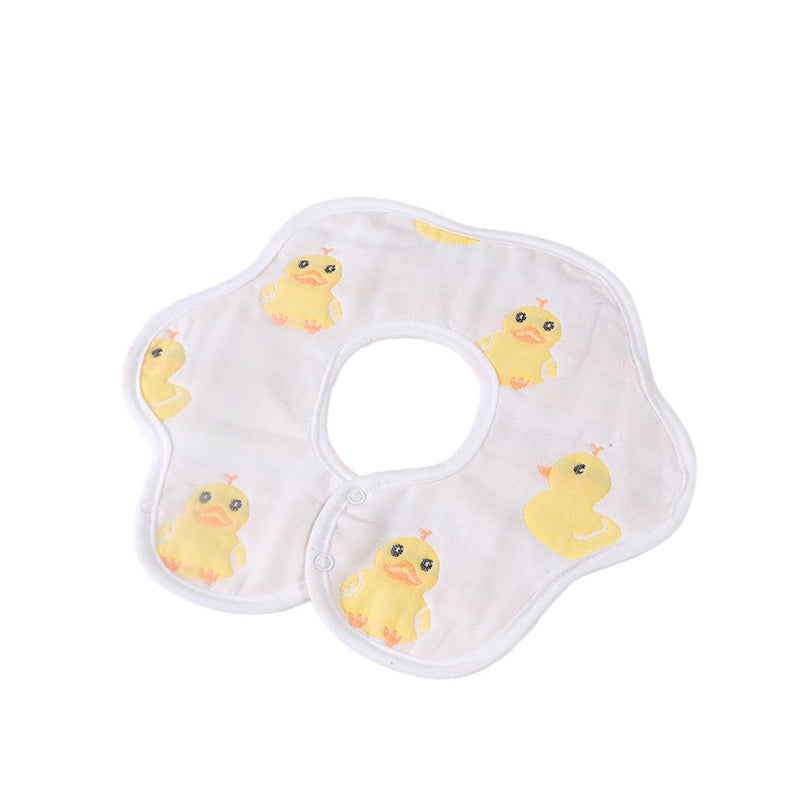 Unisex Animal Stripe Baby Bibs 4 Pack 100% Cotton Infant Handkerchiefs