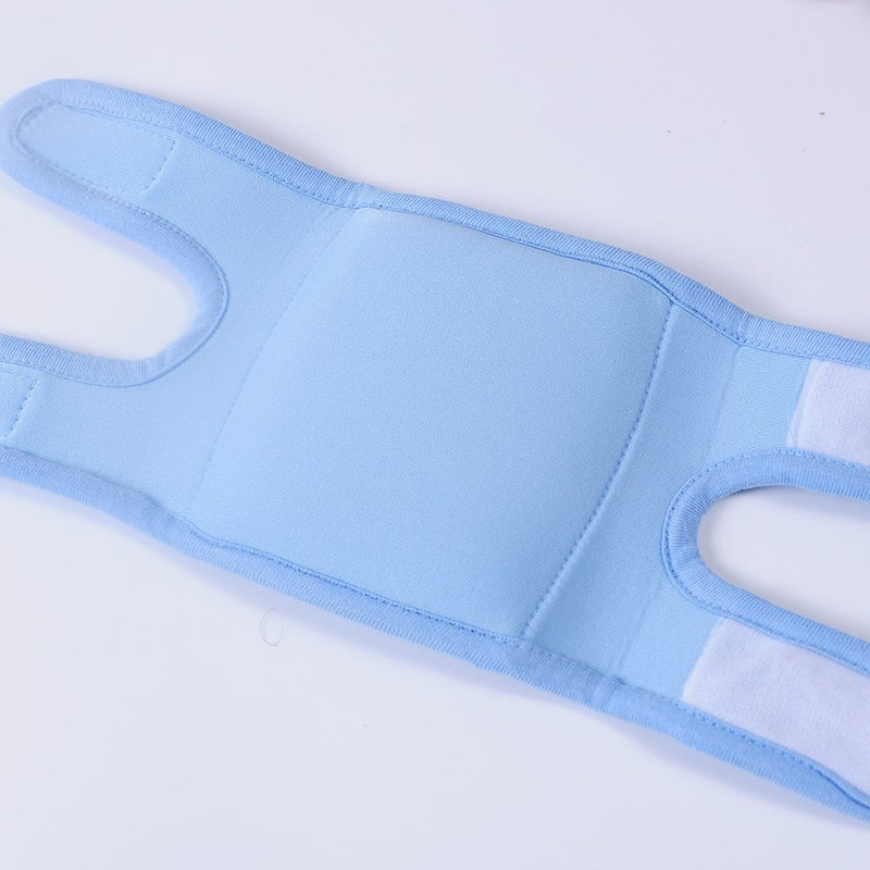 Blue Infant Baby Crawling Knee Pads 1 Pair, Elastic Anti-Slip Unisex Baby Kneepads Elbow Safe Protector
