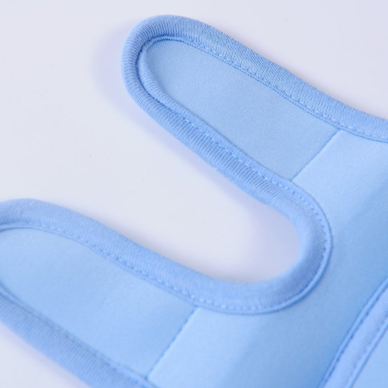 Blue Infant Baby Crawling Knee Pads 1 Pair, Elastic Anti-Slip Unisex Baby Kneepads Elbow Safe Protector