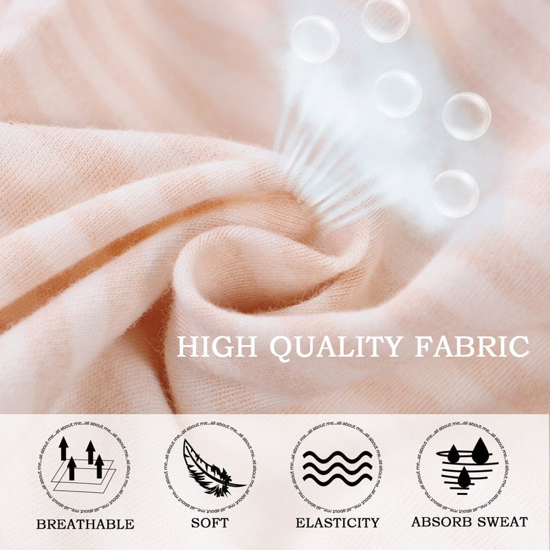 Unisex Baby Sleeping Bag 100% Natural Cotton Wearable Blanket Rabbit Romper