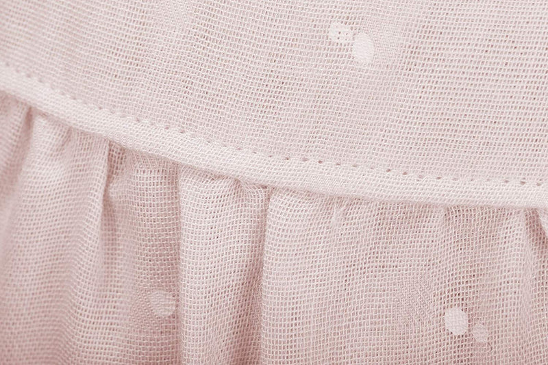 Pink Dot Unisex baby Sleeveless Bodysuit Summer Cotton Rompers