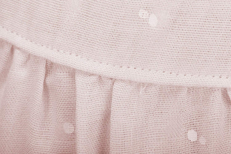 Pink Dot Unisex baby Sleeveless Bodysuit Summer Cotton Rompers