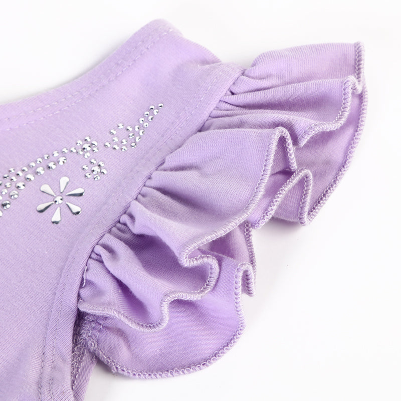 Lavender Rhinestone Skirted Ballet Dress