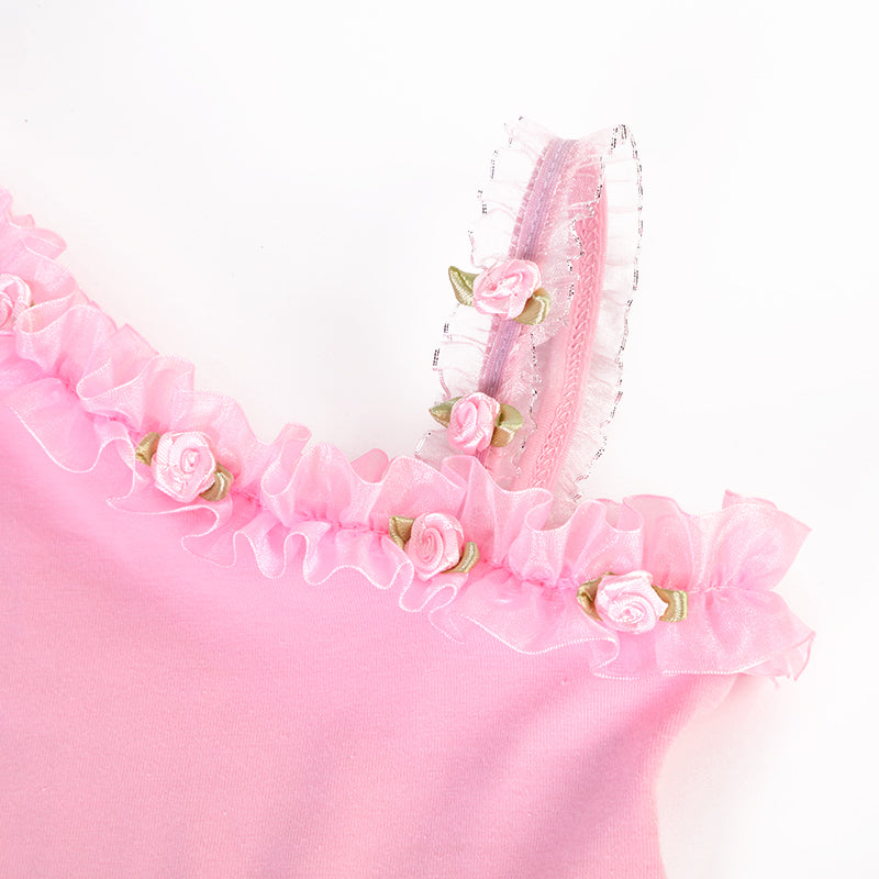 Pink Asymmetrical Ballet Dress