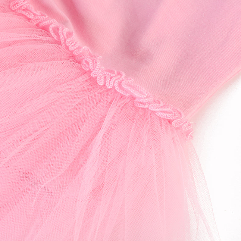 Pink Asymmetrical Ballet Dress