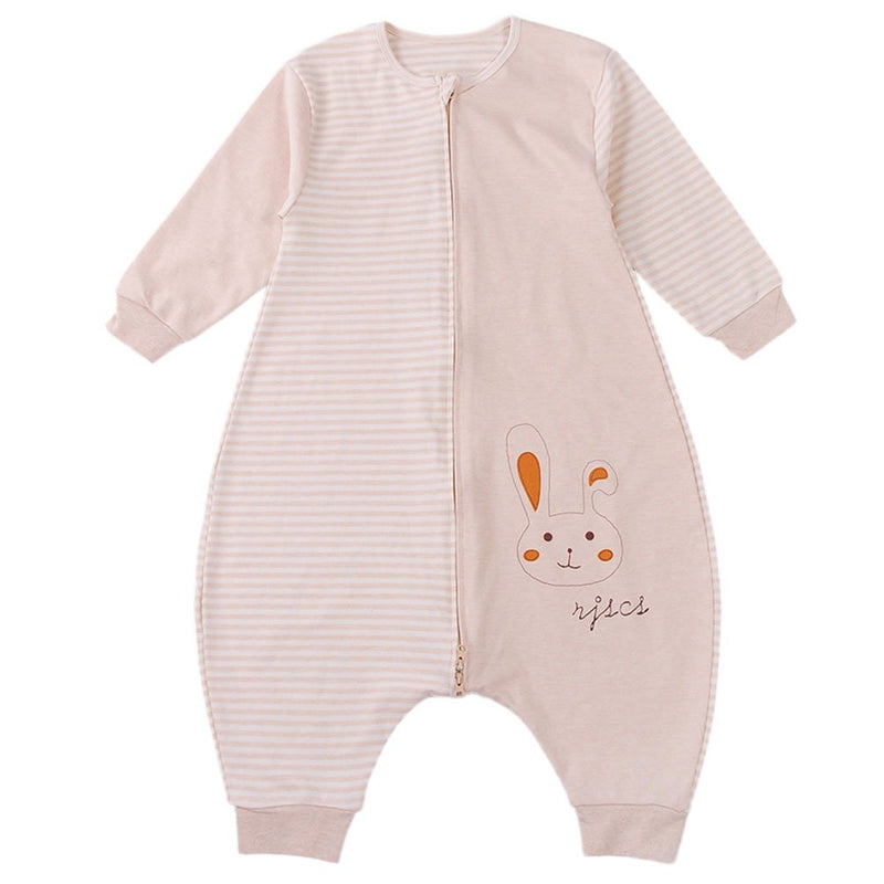 Unisex Baby Sleeping Bag 100% Natural Cotton Wearable Blanket Rabbit Romper