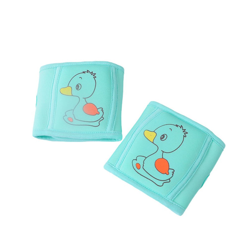 Green Infant Baby Crawling Knee Pads 1 Pair, Elastic Anti-Slip Unisex Baby Kneepads Elbow Safe Protector
