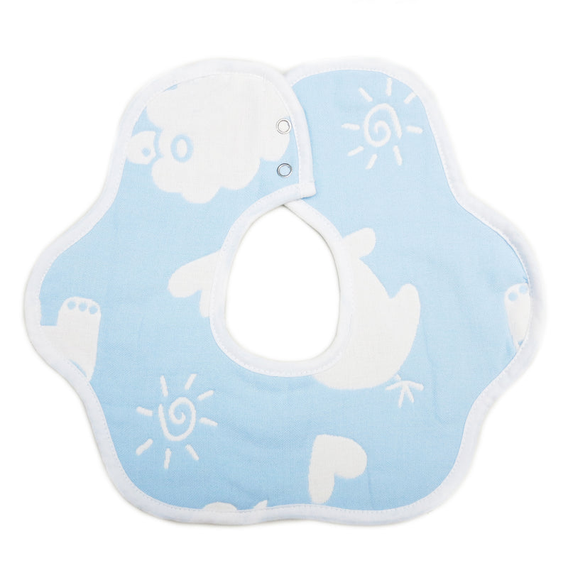Unisex Sky Baby Bibs 2 Pack 100% Cotton Infant Handkerchiefs