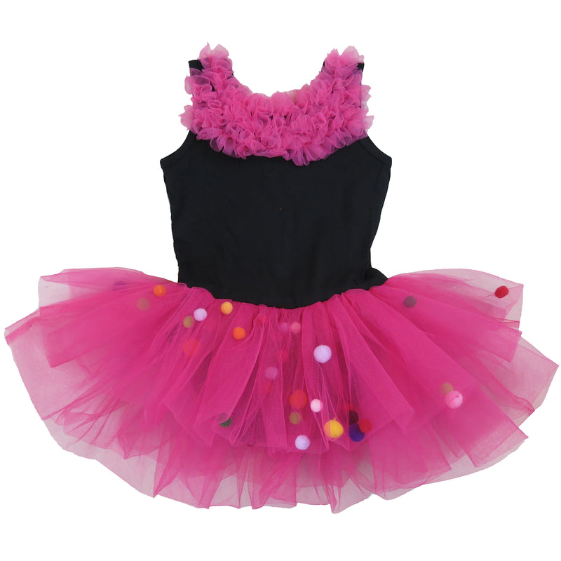 Black Multicolor Ball Ballet  Dress