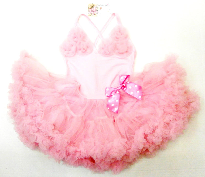 Pink 6 Flower Dress