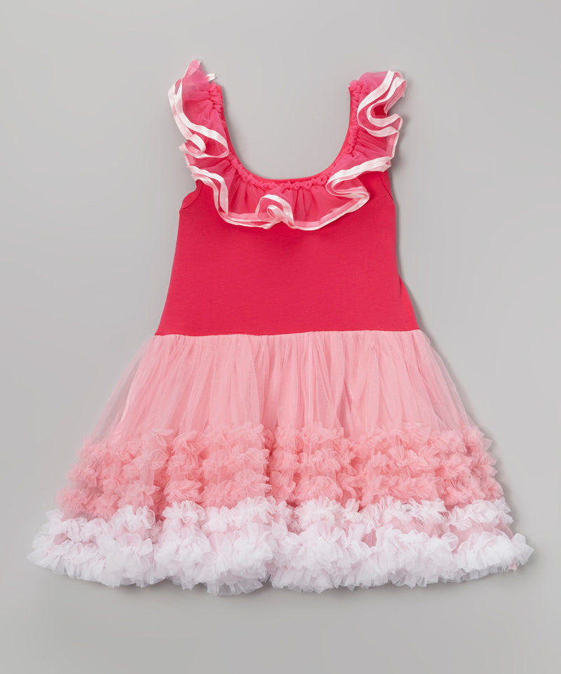 Hot Pink Baby-Doll Dress