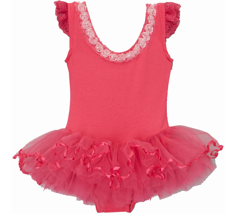 Hot Pink Pearl Ballet Dress