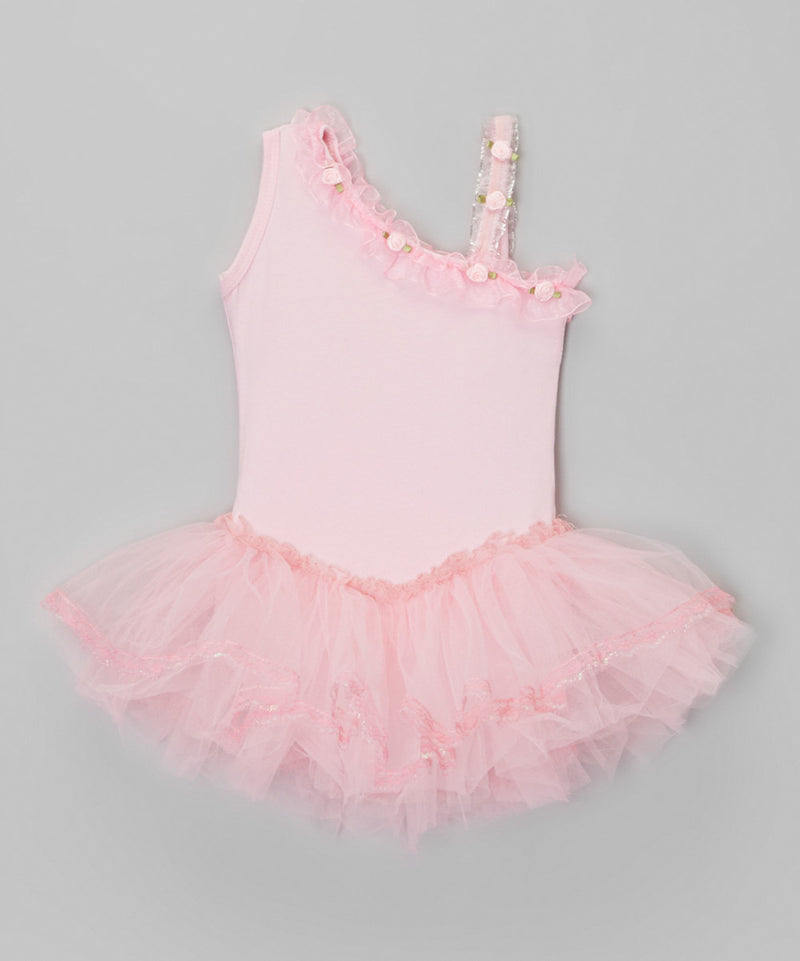 Pink Asymmetrical Ballet Dress