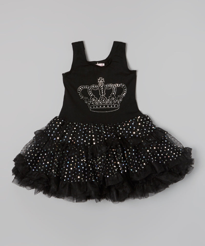 Black Crown Sparkly Petti Dress