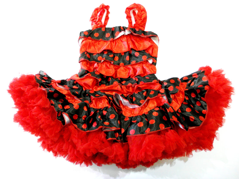 Red Ruffles Cupcake Dress