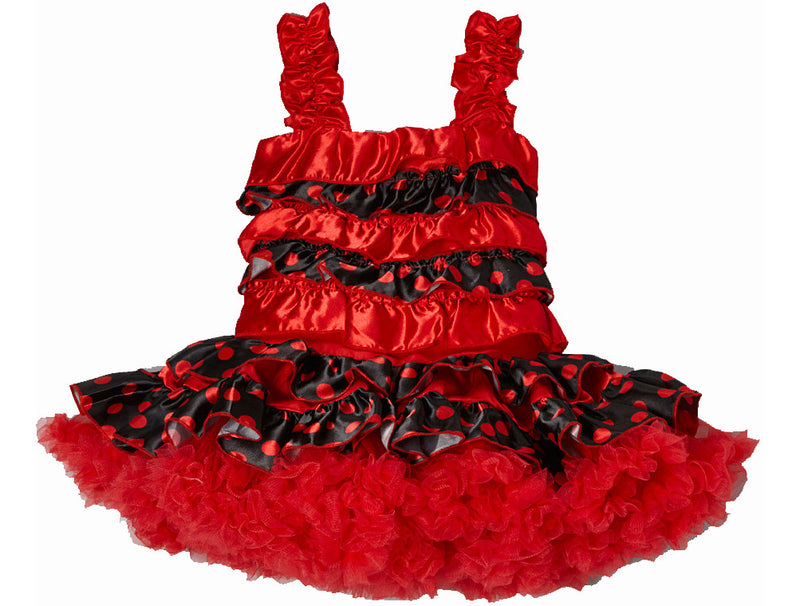 Red Ruffles Cupcake Dress