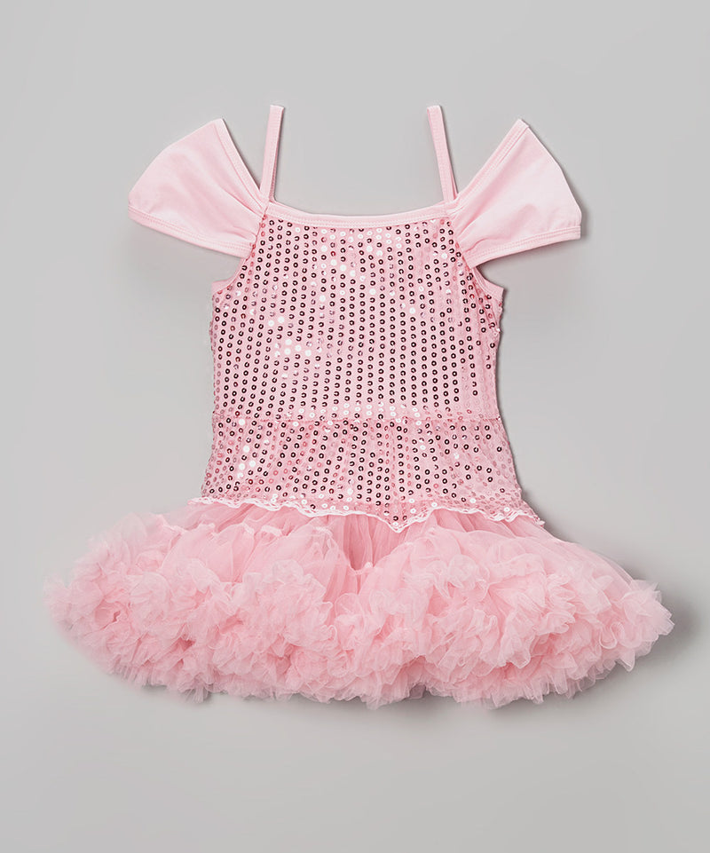 Pink Sequin Princess Dress