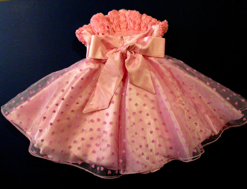 Pink Hearts & Roses Dress