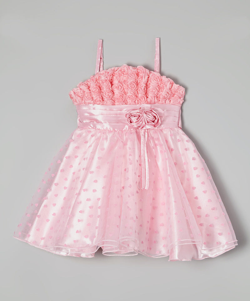 Pink Hearts & Roses Dress