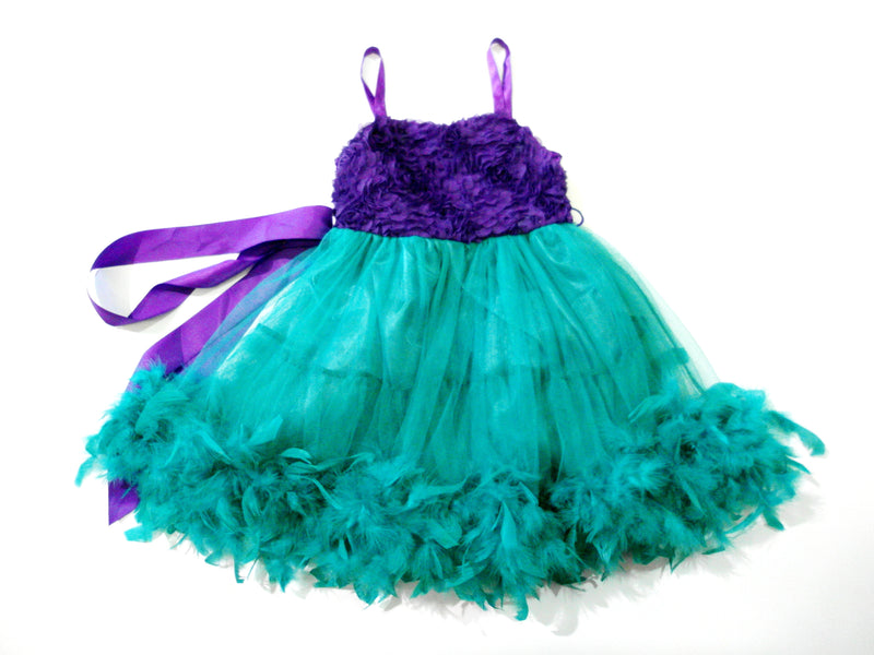 Mermaid Feather Dress