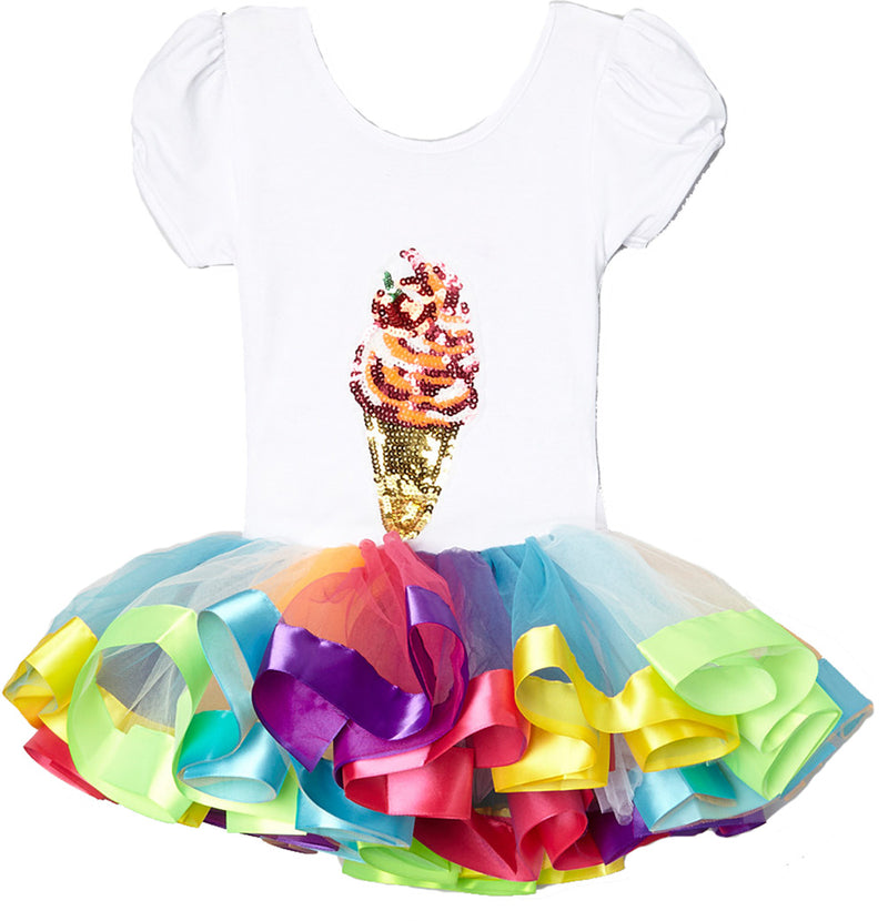 Rainbow Ice Cream Ballet Dress