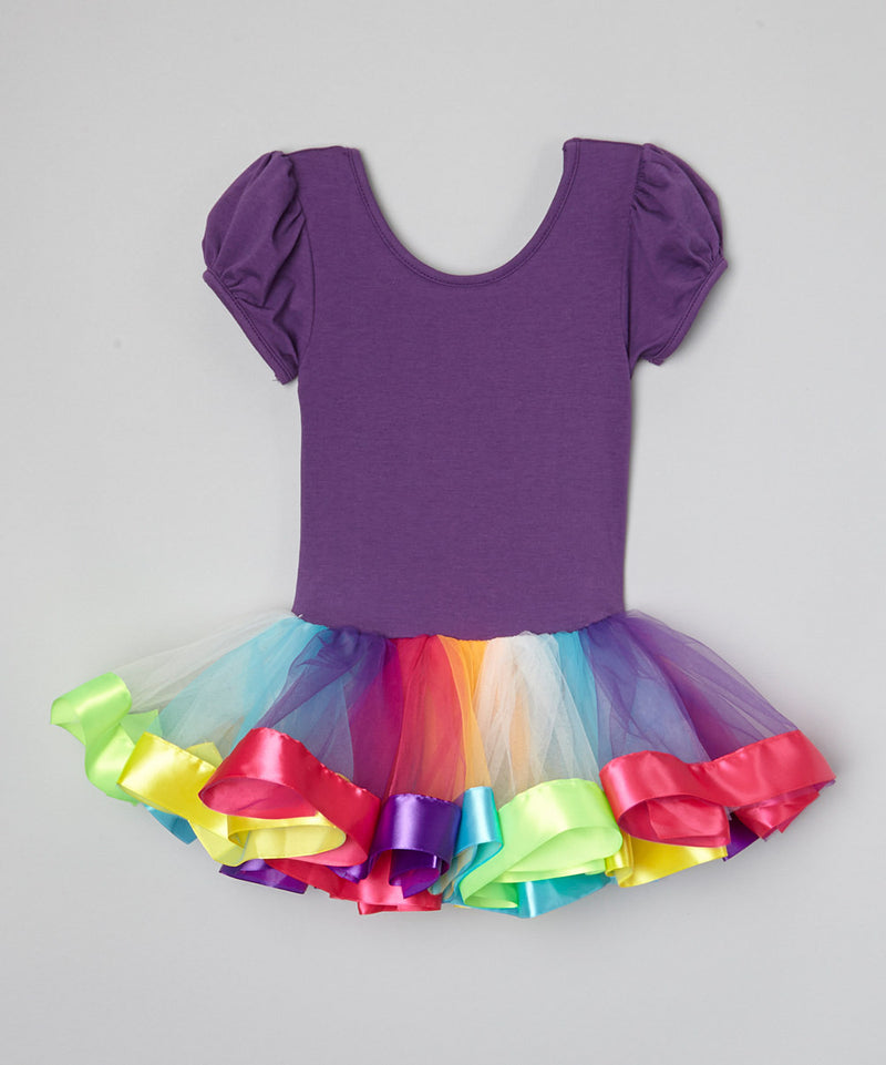 Purple & Rainbow Ballet Dress
